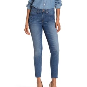 J. Crew 9" Toothpick Skinny Jeans, cut off hem